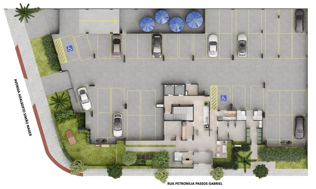 <p>Implantação pavimento 1</p>
