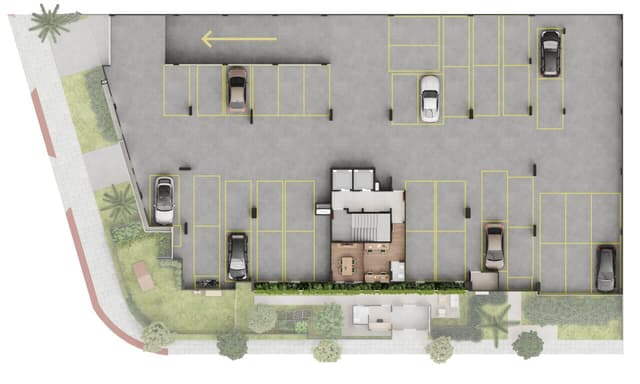 <p>Implantação pavimento 2</p>