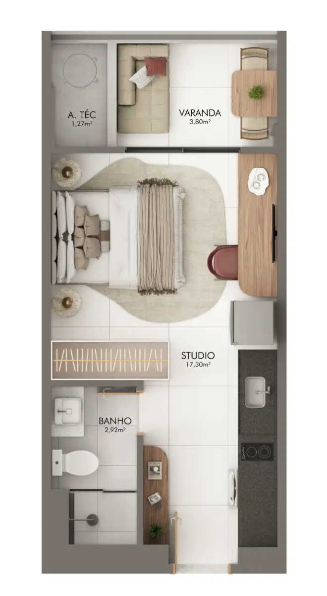 <p>Coluna 7 – 29,56m²</p>